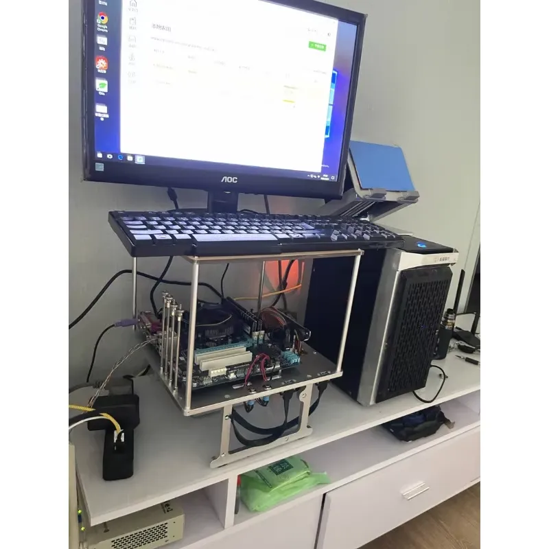 Chassis de Alumínio Open Frame - Aluminum Open Frame Test Bench Water Cooling avaliação e preço